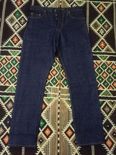 Jeans 33 Kepala Kain 14 Oz Indigo Baru