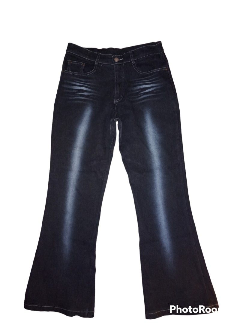 FULL LENGTH TRF MID-RISE FLARE JEANS