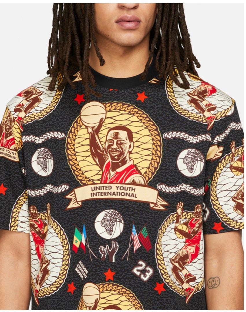 Tee shirt top jordan rouge