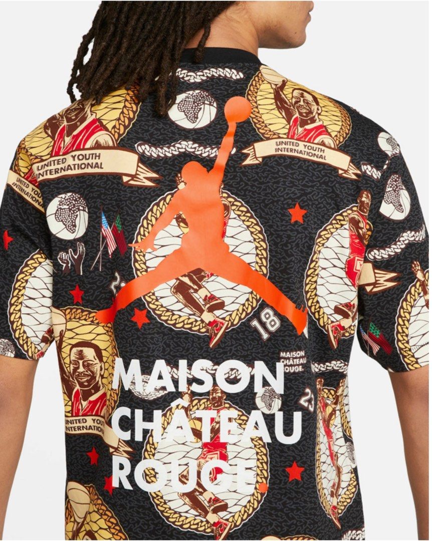 jordan x maison chateau rouge t shirt