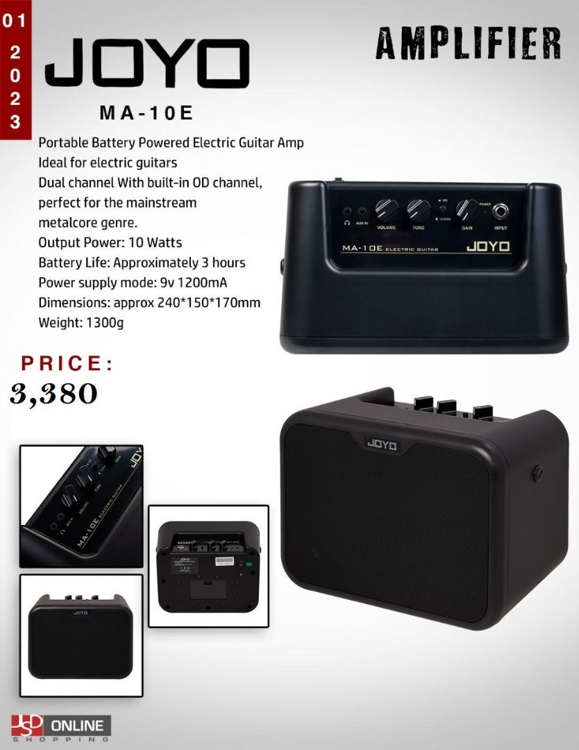 Joyo ( MA - 10E ) Amplifier, Hobbies & Toys, Music & Media, Music ...