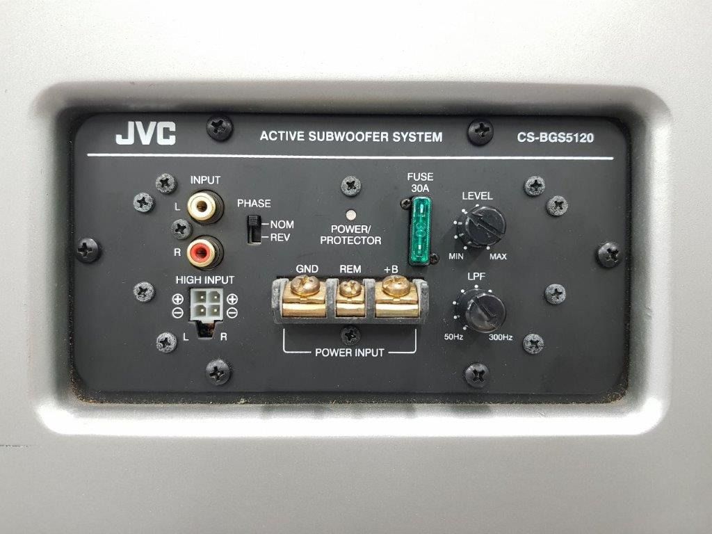 JVC Car Active Subwoofer CSBGS5120, Car Accessories, Accessories on