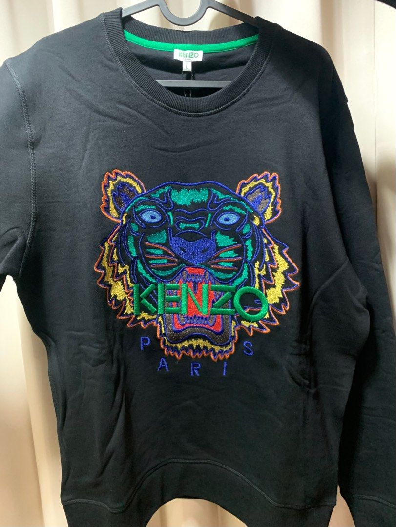 KENZO Tiger Sweatshirt (限量刺繡綠金款）