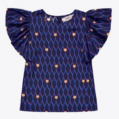Kenzo ruffle shirt clearance