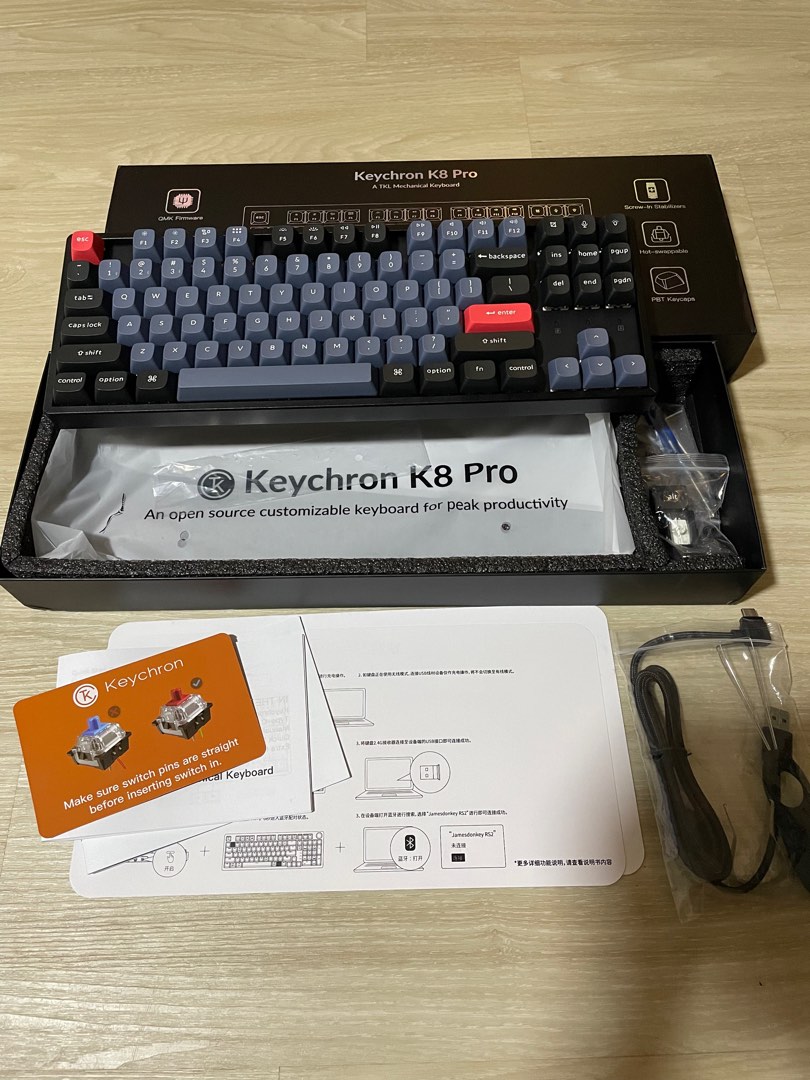 K 8 Rpo Keychron K8 pro RGB Aluminium , Computers & Tech, Parts & Accessories ...