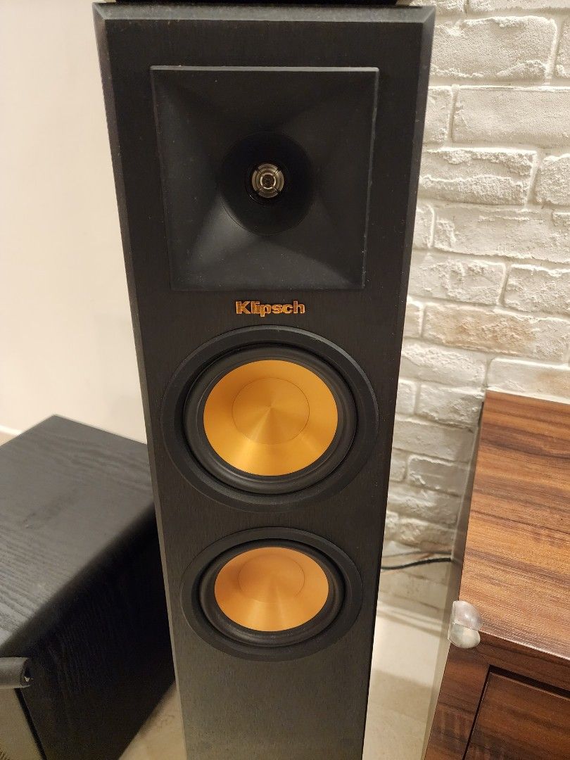 Klipsch RP250F floorstanding front speakers, Audio, Soundbars