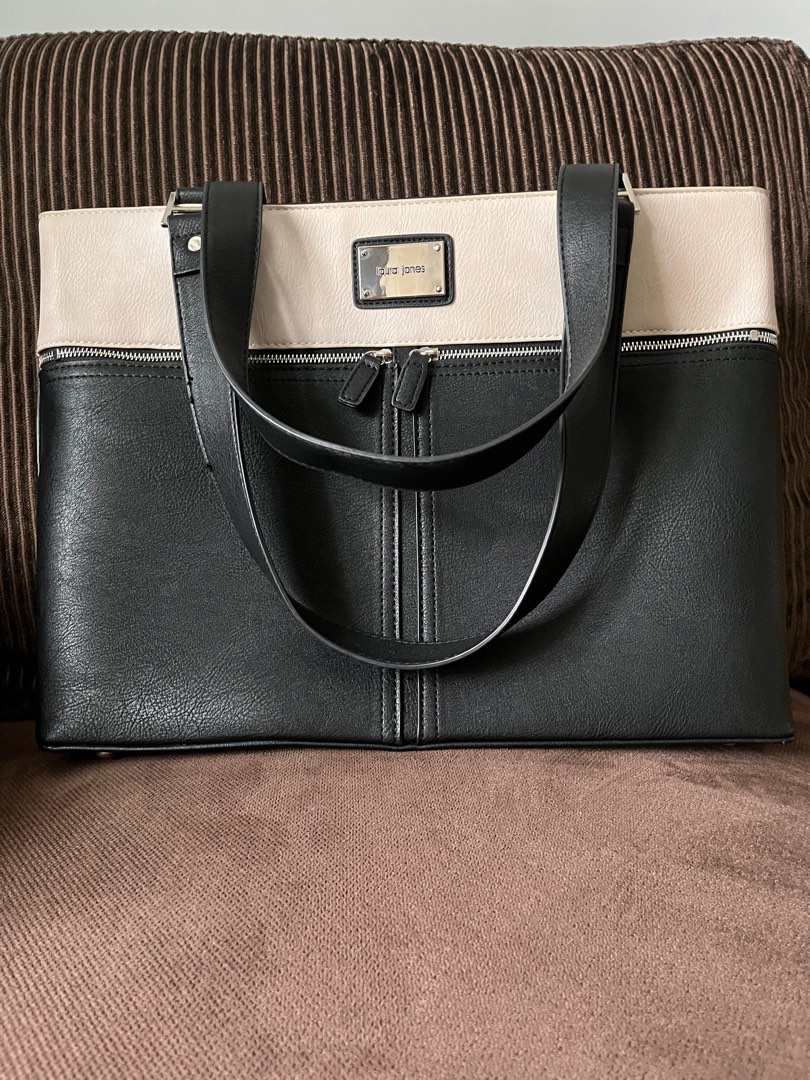 Laura Jones Casey Laptop Work Tote Bag, Luxury, Bags & Wallets on Carousell