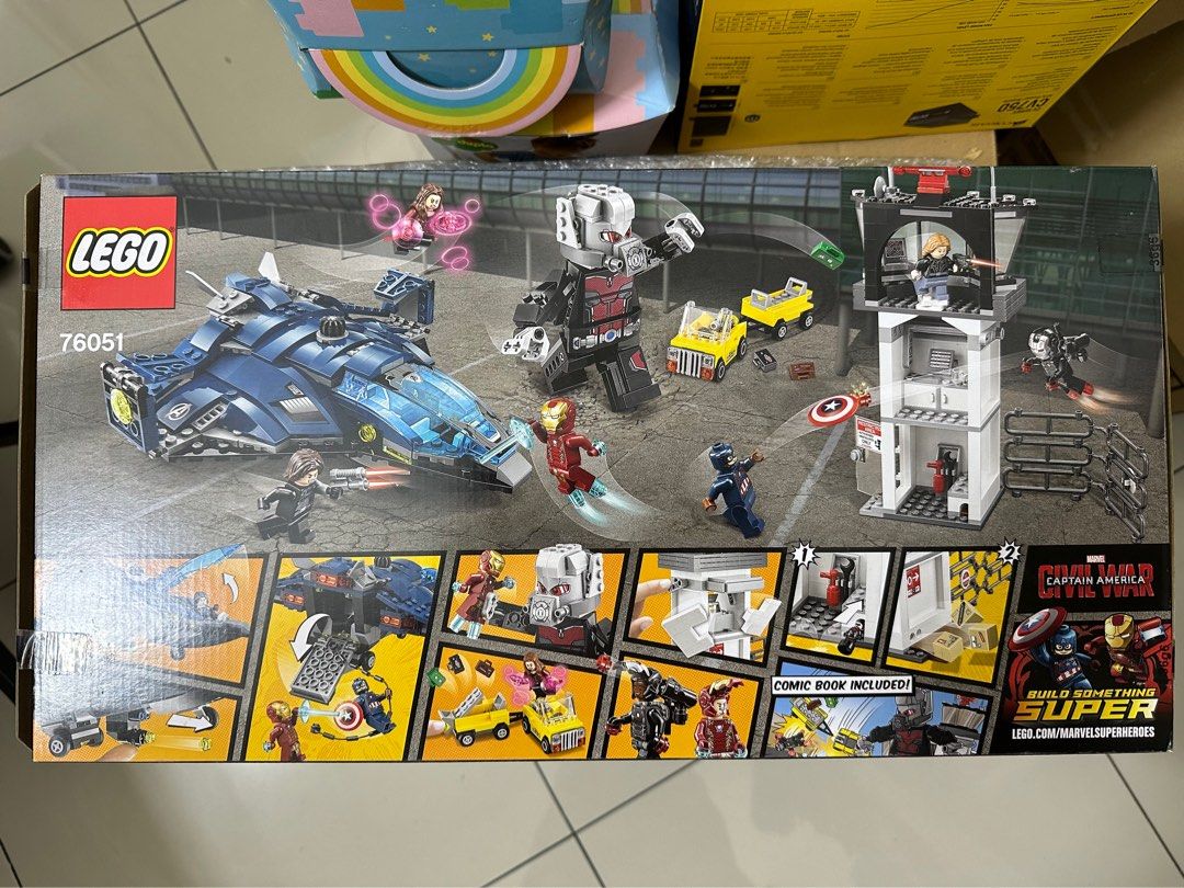 LEGO 76051 marvel super hero airport battle Hobbies Toys Toys