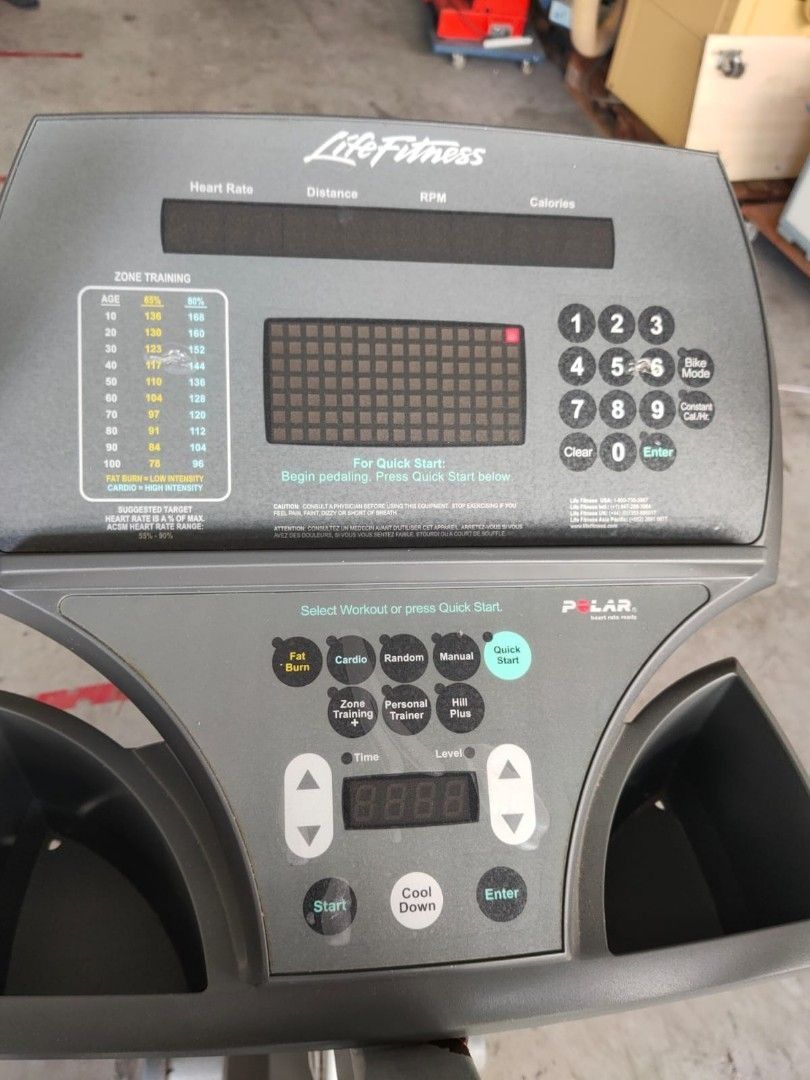 Used life fitness shop bike for sale