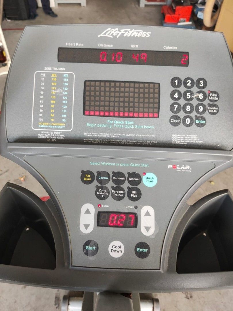 Life Fitness Exercise Bike For Sale 800 each Sports Equipment