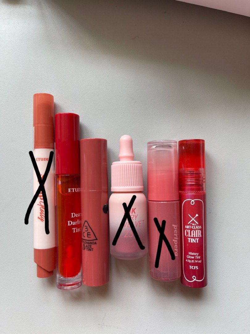 Lip Tints/Balm Peripera, Etude House, Art Class, 3CE, Beauty