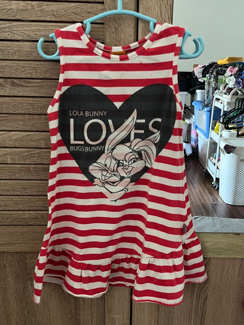 Looney Tunes dress, Babies & Kids, Babies & Kids Fashion on Carousell