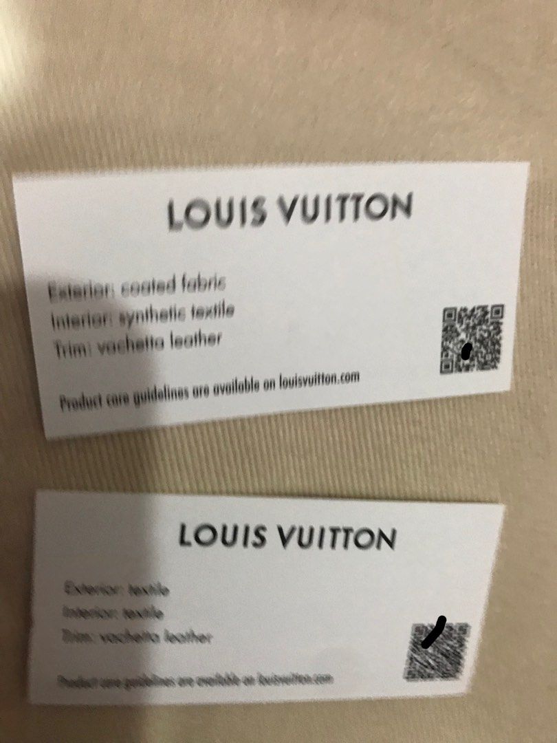 Louis Vuitton label tag lv price tag label harga dll buat tas baju accs  bebas lengkap and like new authentic, Barang Mewah, Pakaian di Carousell