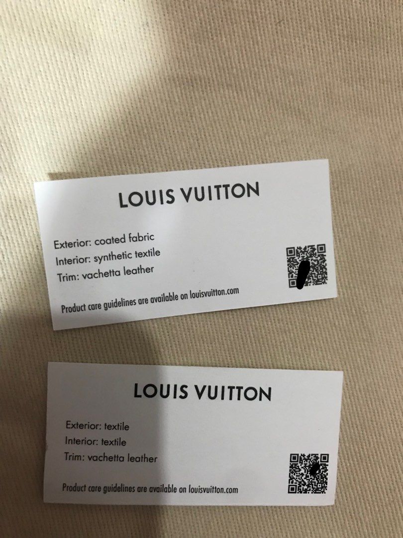 Louis Vuitton label tag lv price tag label harga dll buat tas baju