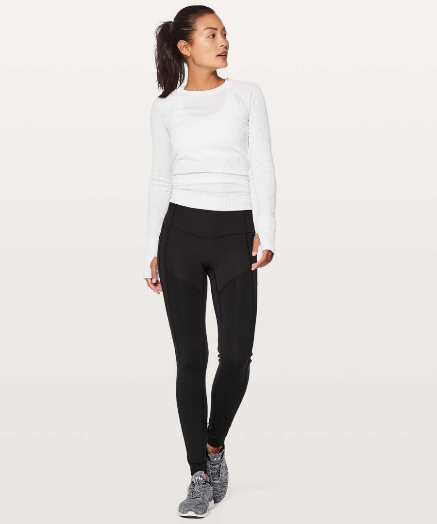 Lululemon All The Right Places Leggings in Black, Women's Fashion,  Activewear on Carousell