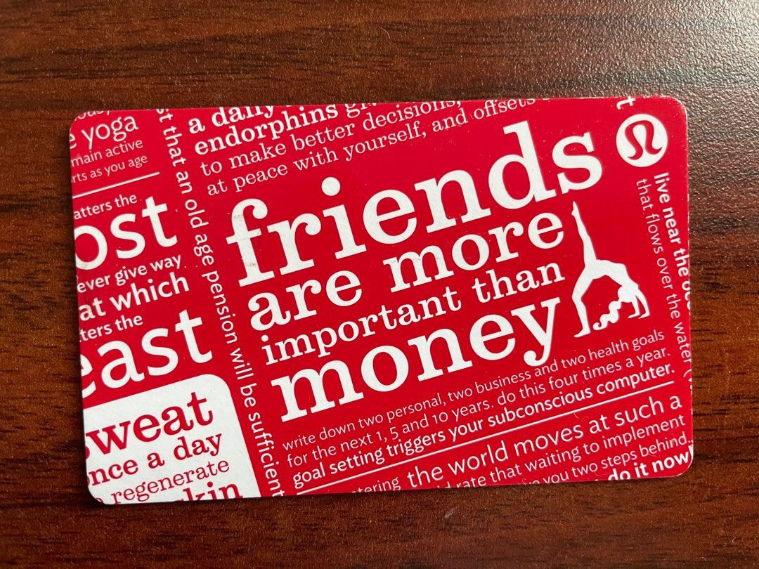 Lululemon Gift Card / Voucher, Everything Else on Carousell