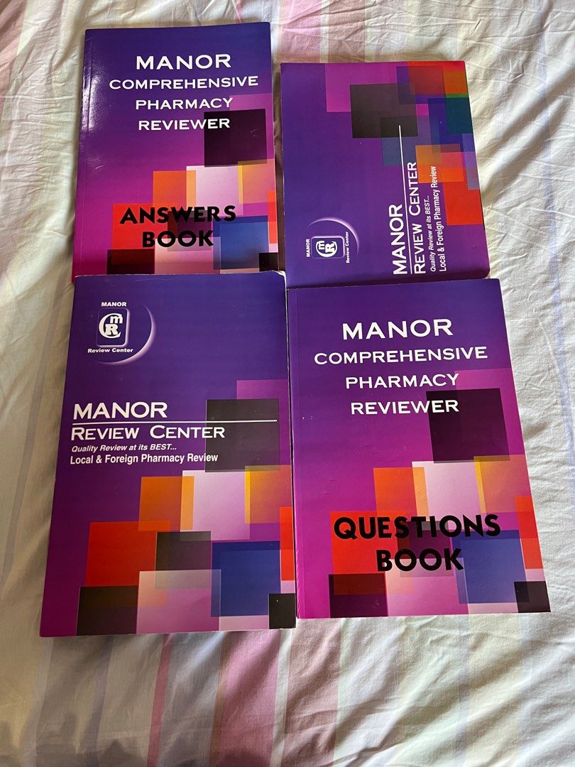 Manor Review Center Comprehensive Pharmacy Boards Reviewer, Hobbies