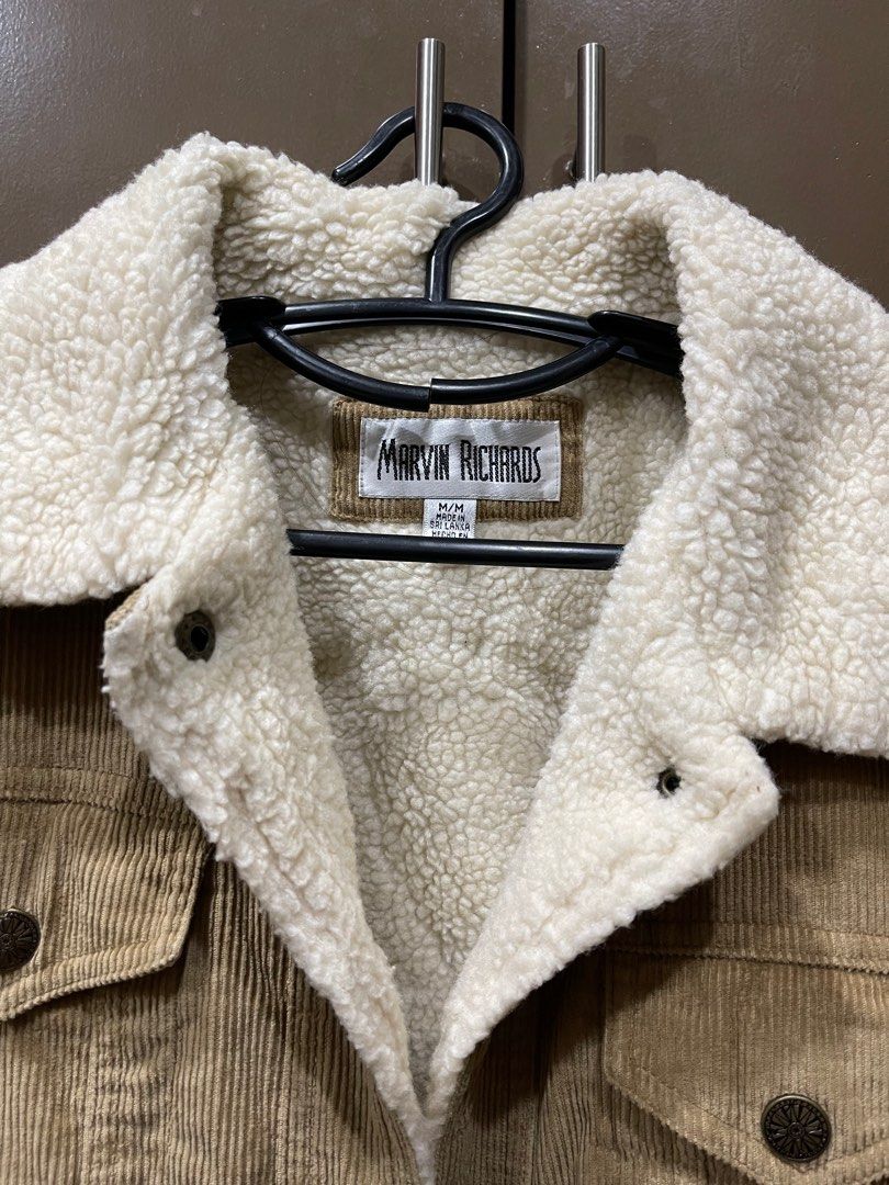 Marvin Richards Brown Corduroy Sherpa Jacket