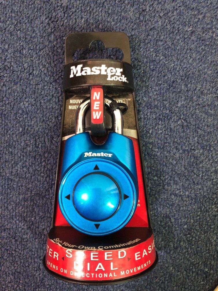 Master lock speed dial, Furniture & Home Living, Security & Locks