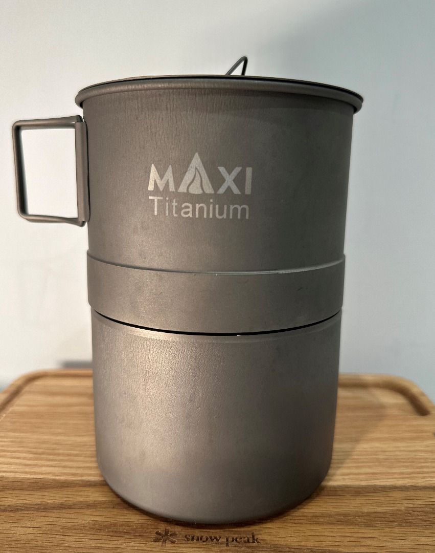 Maxi マキシTitanium Coffee Maker / Moka Pot [MX-CM200