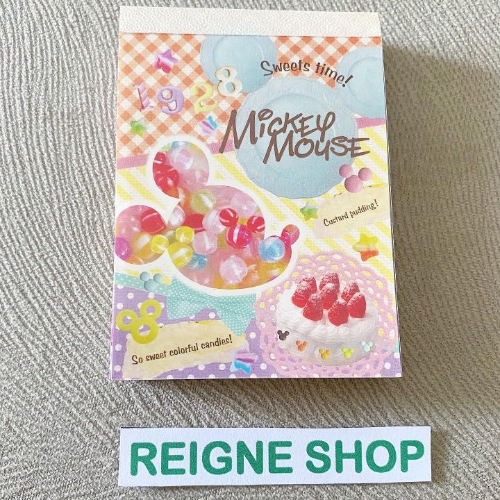MICKEY MOUSE MEMOPAD (Category: Character Goods) located in Pasig City. Submitted by reigneshop (Listing ID 1211142255, Image 1). Description: .