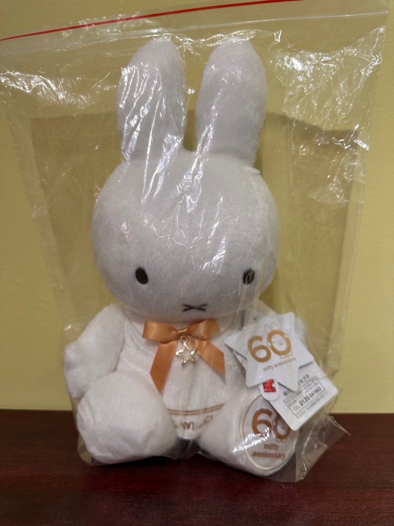 Miffy 60th Anniversary softy toy (limited edition), Hobbies & Toys ...