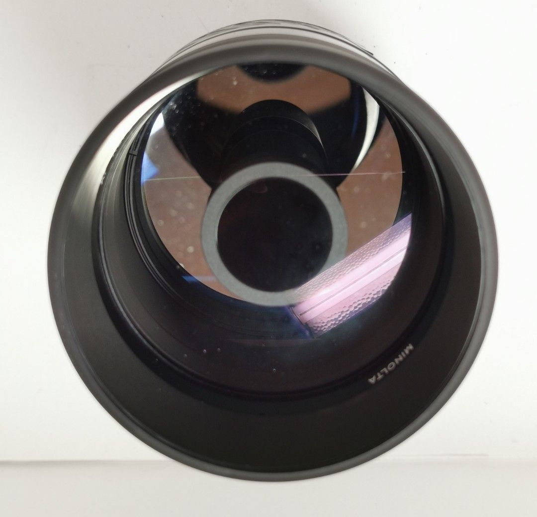 Minolta AF 500mm f8 Reflex lens, 攝影器材, 鏡頭及裝備- Carousell