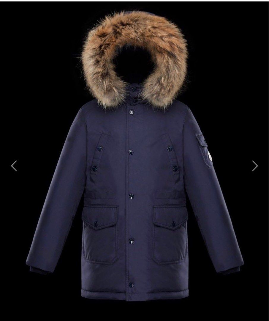 Moncler Yann Down Jacket Y12 Navy Blue