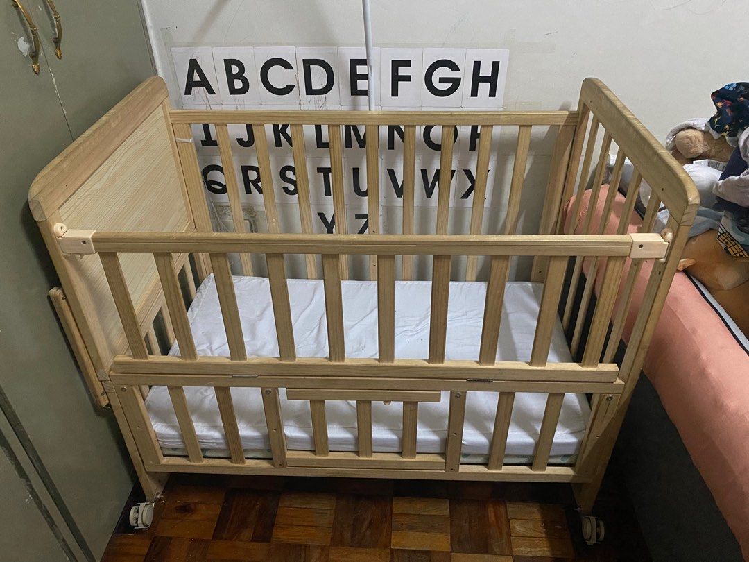 Crib made of wood sales