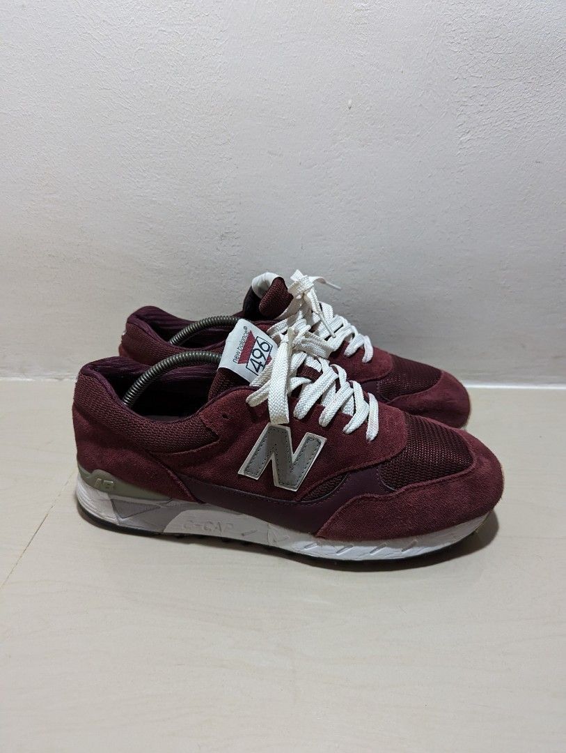 New balance sales 496 burgundy
