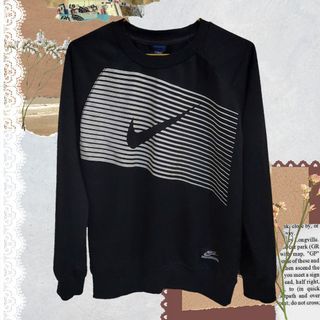 Nike Black Sports Longsleeves Sweater