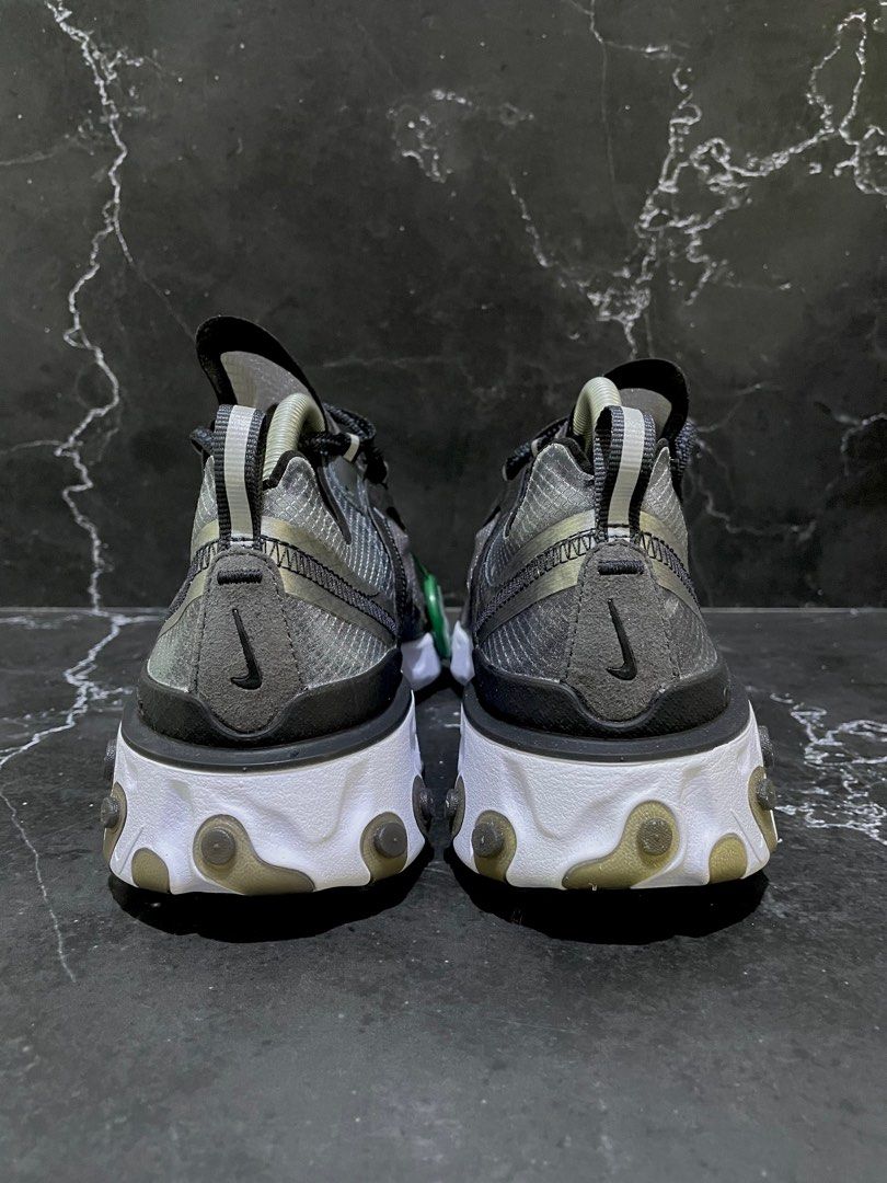 Nike React Element 87 Anthracite Black White size US 8.5 42 insole 26.5cm