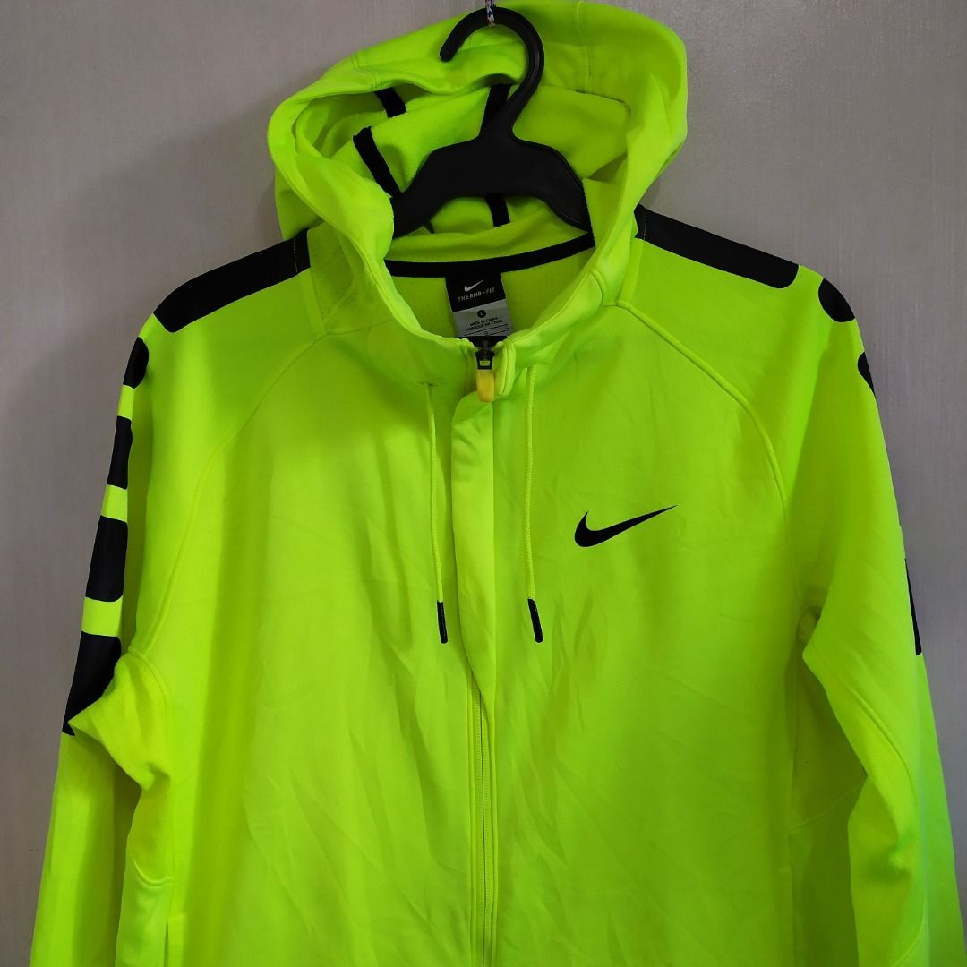 Nike neon deals green hoodie