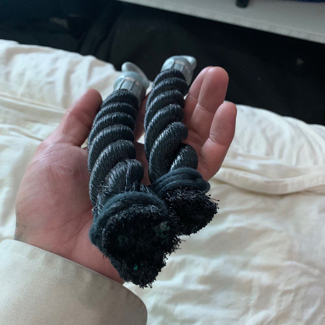 Nylon rope Grip handle, exercise, pull ups, Sports Equipment, Other Sports Equipment and