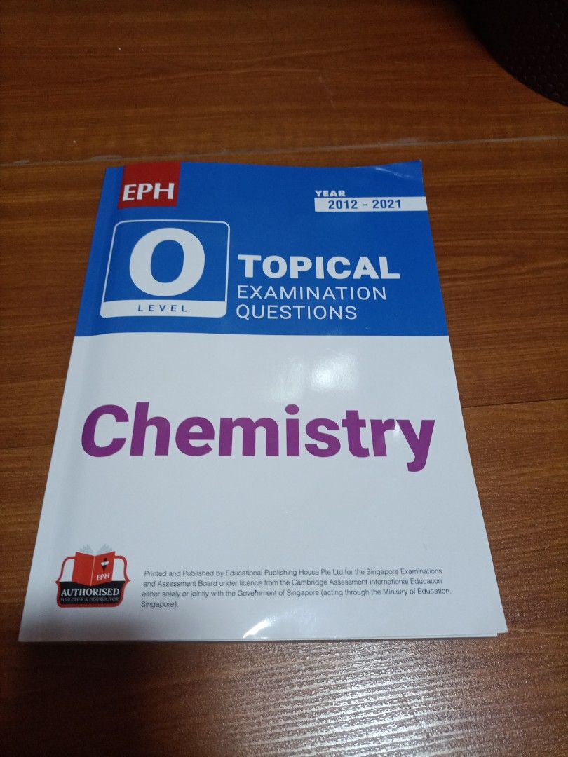 O Level Chemistry Tys 2012 2021 Hobbies And Toys Books And Magazines Assessment Books On Carousell 3629
