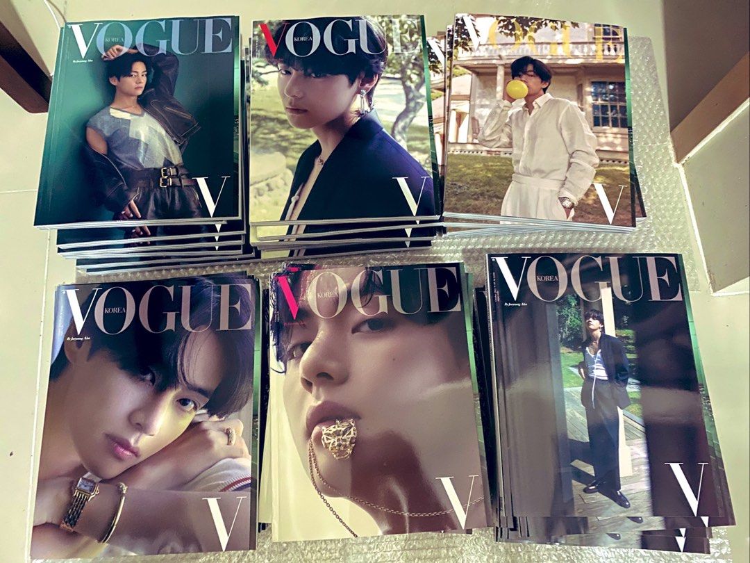 On-hand BTS V Vouge Magazine, Hobbies & Toys, Memorabilia
