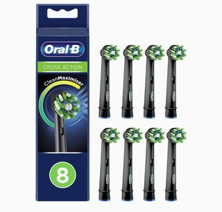 Oral-B Electric Toothbrush Refill Brush Heads 8s Cross Action/Precision Clean Made in Germany