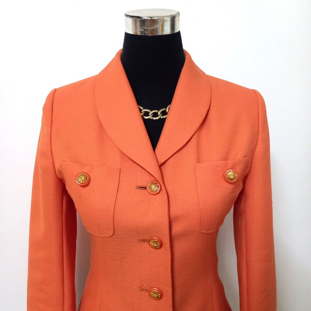blazer low orange