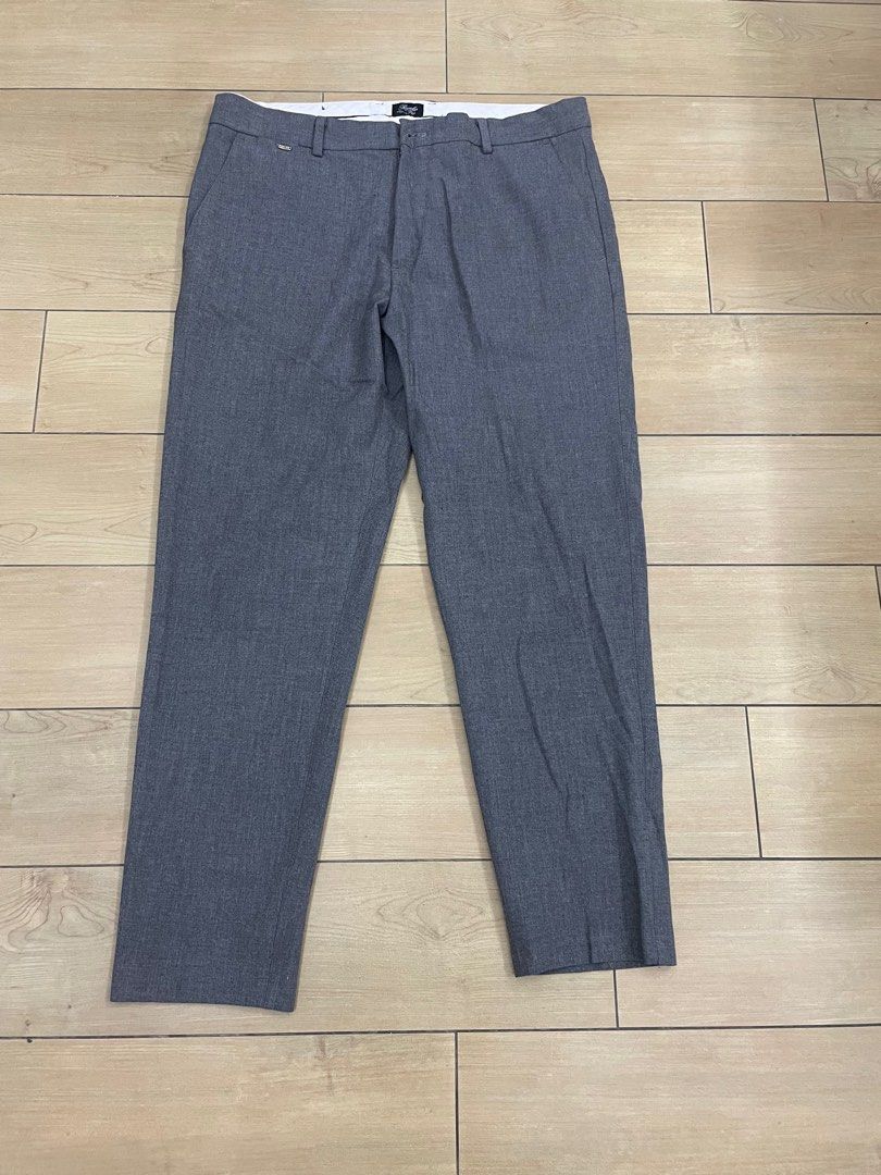 Original Zara Work Pants Regular Fit, Men's Fashion, Bottoms, Trousers