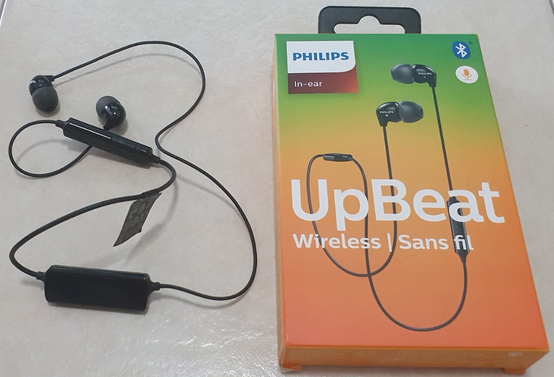 Philips Audio UpBeat SHB3595BK 10 Wireless Bluetooth in Ear