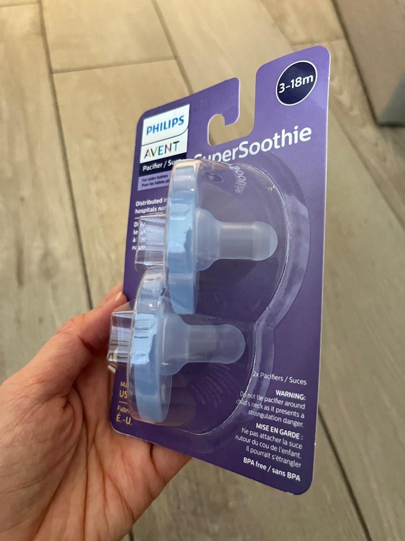 Philips Avent Super Soothie Pacifier 318m, Babies & Kids, Nursing & Feeding, Soothers