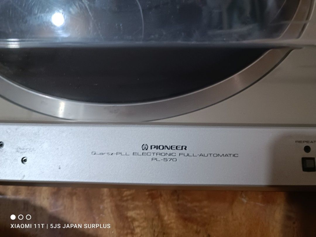 Pioneer quartz PLL ELECTRONIC FULL AUTOMATIC (WITHOUT NEEDLE)TURNTABLE TESTED OK (Category: Portable Music Players) located in Taguig. Submitted by 5jsjapansurplustaguig. (Listing ID 1211169736, Image 2). Description: pioneer quartz PLL ELECTRONIC FULL AUTOMATIC (WITHOUT NEEDLE)turntable tested ok good condition vintage turntable.