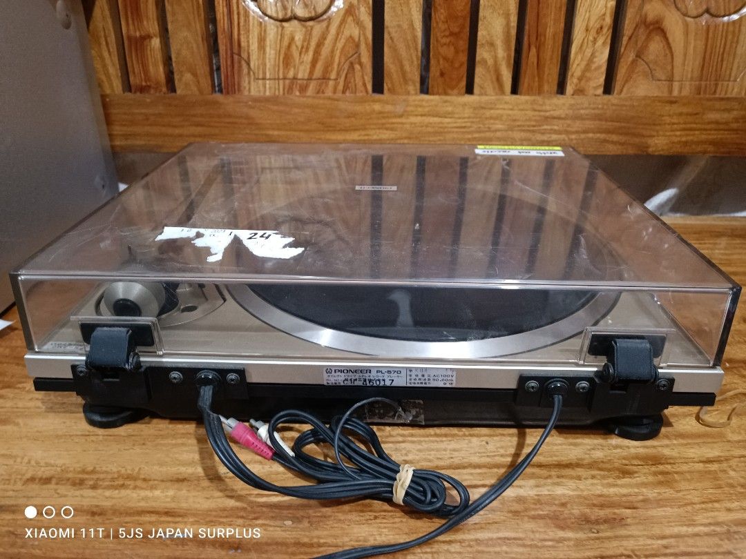 Pioneer quartz PLL ELECTRONIC FULL AUTOMATIC (WITHOUT NEEDLE)TURNTABLE TESTED OK (Category: Portable Music Players) located in Taguig. Submitted by 5jsjapansurplustaguig. (Listing ID 1211169736, Image 3). Description: pioneer quartz PLL ELECTRONIC FULL AUTOMATIC (WITHOUT NEEDLE)turntable tested ok good condition vintage turntable.