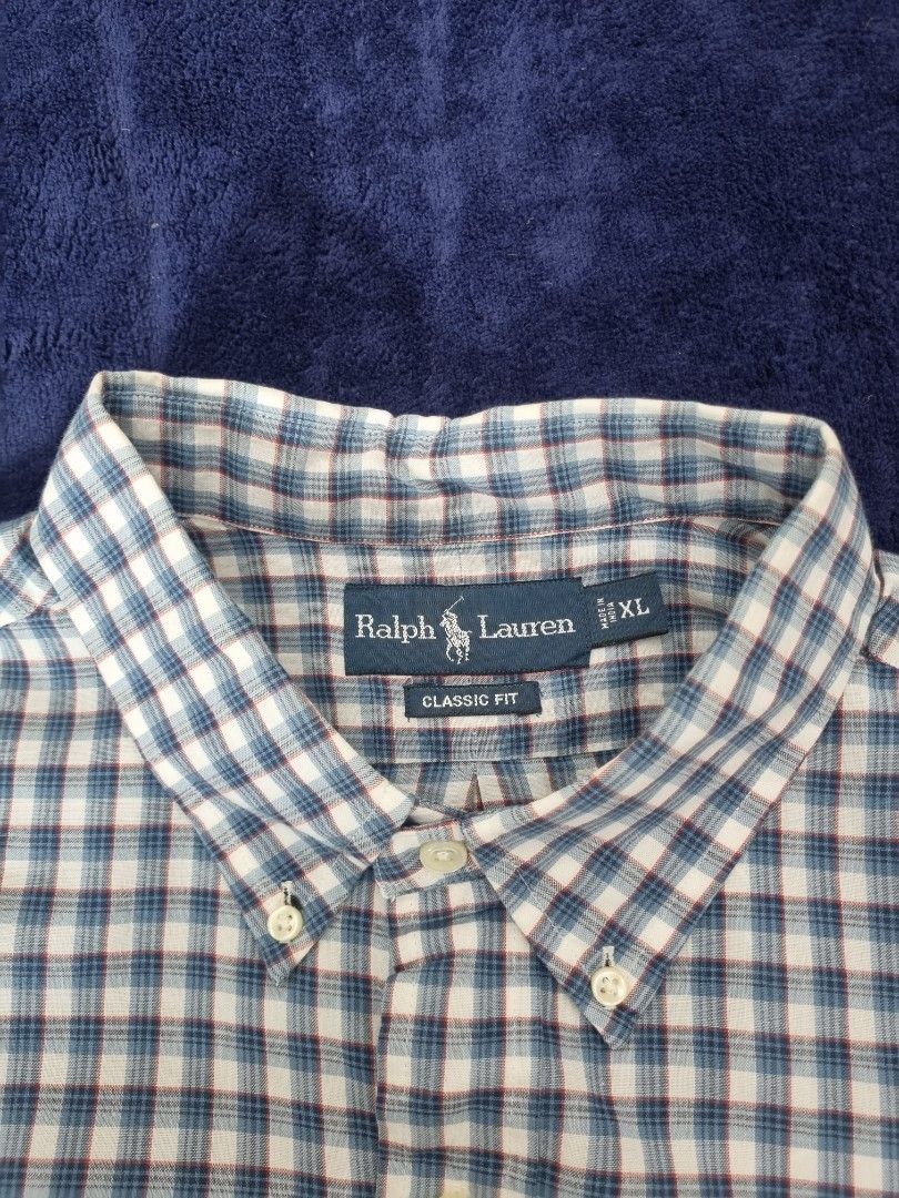 Pit 25 Men Polo Ralph Lauren cotton India shirt, Men's Fashion, Tops &  Sets, Formal Shirts on Carousell