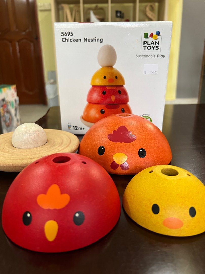 Plan toys deals chicken nesting