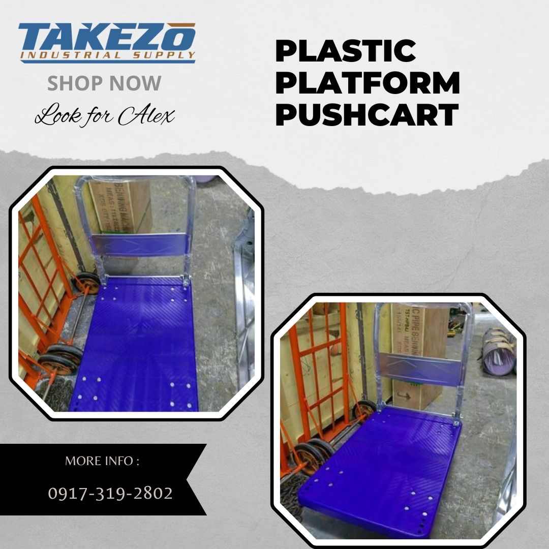 Plastic Platform Pushcart, Commercial & Industrial, Construction Tools ...