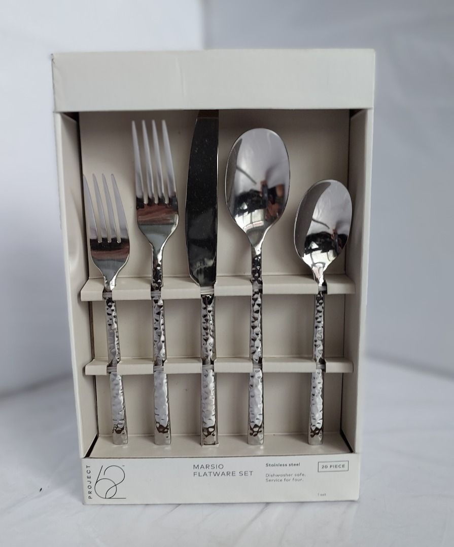 Project 62 Flatware Silverware Set 20PC NewUSA, Furniture & Home Living