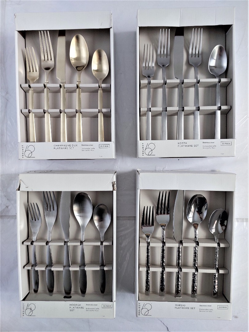 Project 62 Flatware Silverware Set 20PC NewUSA, Furniture & Home Living