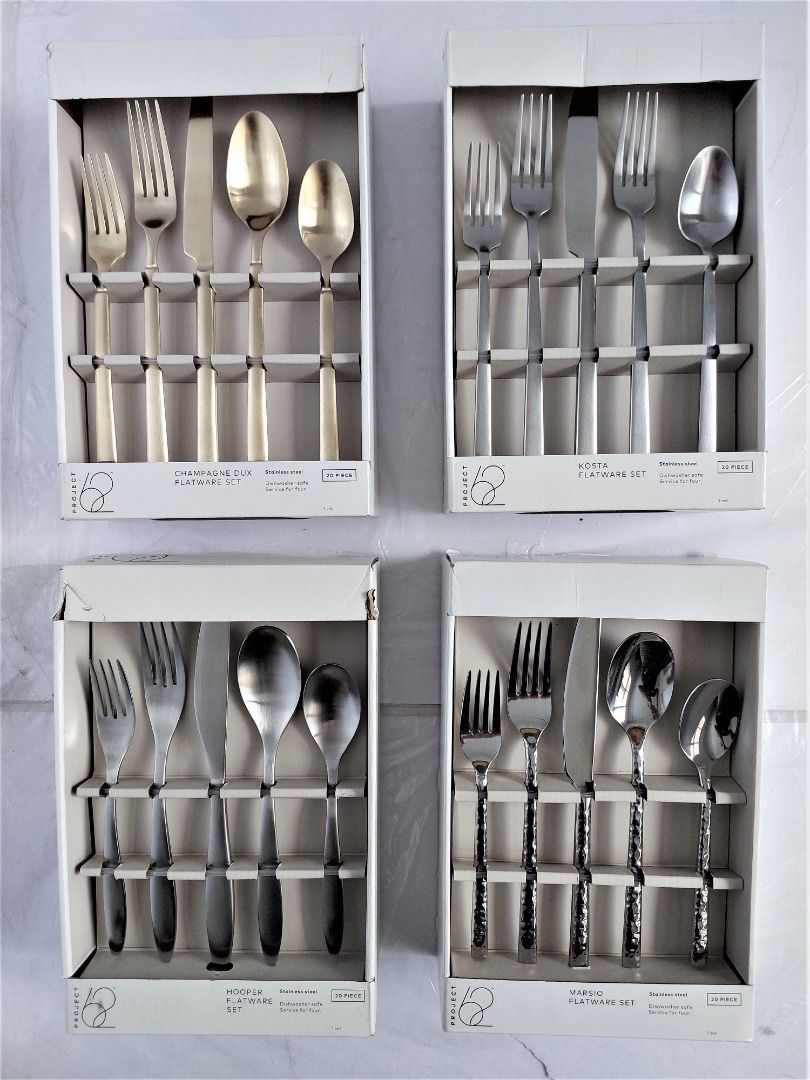 Project 62 Flatware Silverware Set 20PC NewUSA, Furniture & Home Living