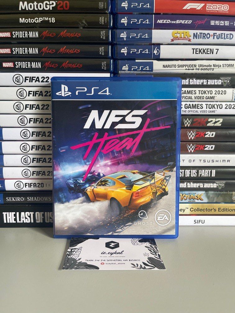 PS4 need for speed heat R3 Rall used like new english chinese cd